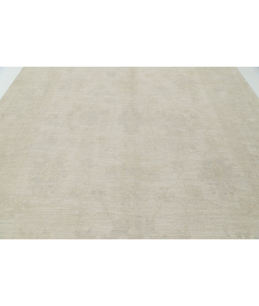 Oushak 9'0'' X 11'9'' Hand-Knotted Wool Rug 9'0'' x 11'9'' (270 X 353) / Ivory / Ivory