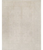 Oushak 9'0'' X 11'9'' Hand-Knotted Wool Rug 9'0'' x 11'9'' (270 X 353) / Ivory / Ivory