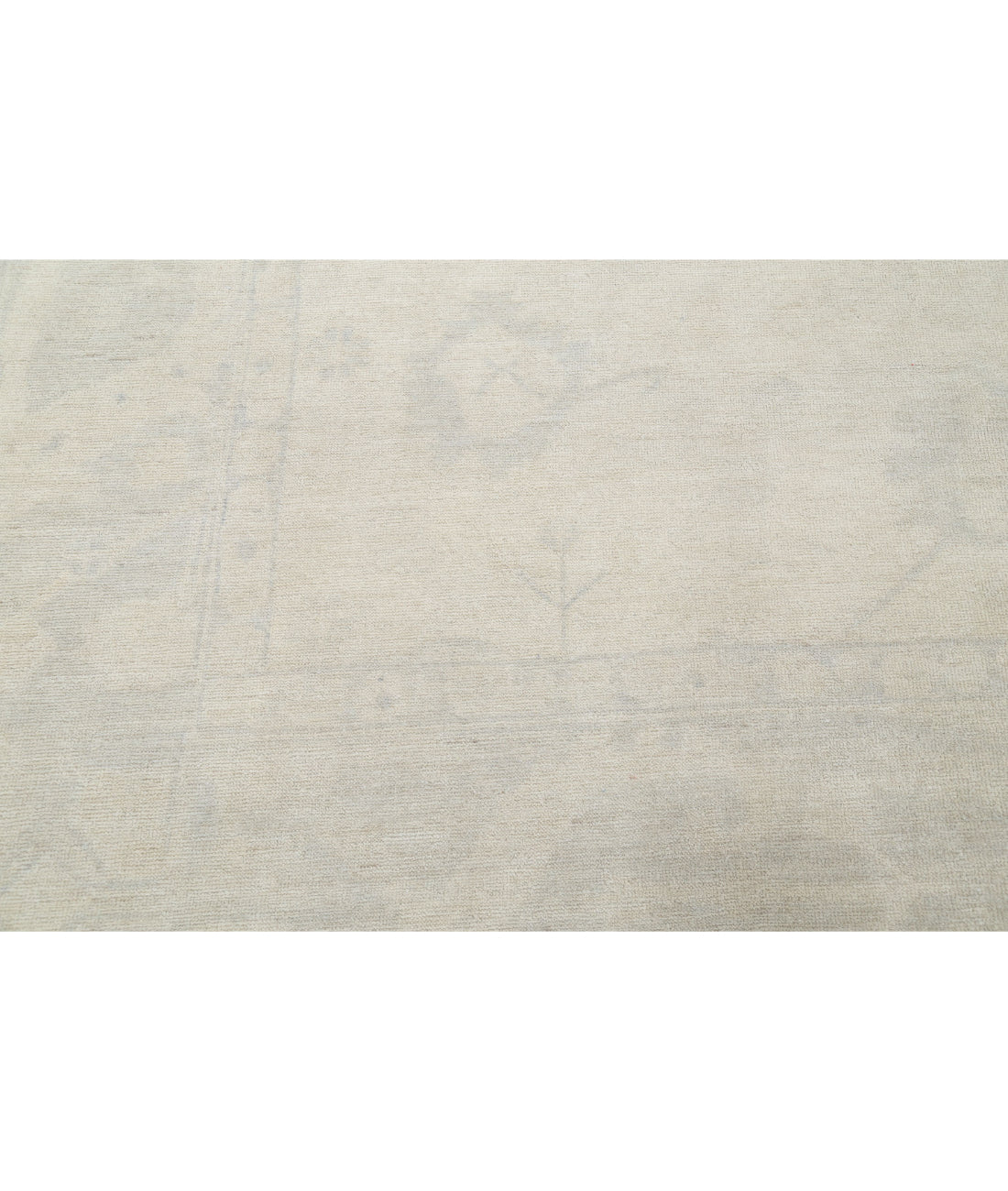 Oushak 10'6'' X 13'11'' Hand-Knotted Wool Rug 10'6'' x 13'11'' (315 X 418) / Ivory / Grey