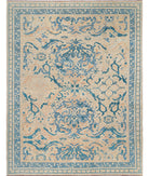 Oushak 8'9'' X 11'7'' Hand-Knotted Wool Rug 8'9'' x 11'7'' (263 X 348) / Beige / Blue