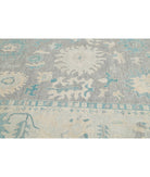 Oushak 9'9'' X 13'7'' Hand-Knotted Wool Rug 9'9'' x 13'7'' (293 X 408) / Grey / Silver