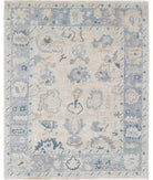 Oushak 8'0'' X 9'10'' Hand-Knotted Wool Rug 8'0'' x 9'10'' (240 X 295) / Taupe / Grey