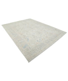 Oushak 9'0'' X 11'11'' Hand-Knotted Wool Rug 9'0'' x 11'11'' (270 X 358) / Silver / Grey