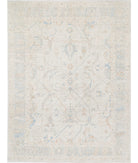 Oushak 9'0'' X 11'11'' Hand-Knotted Wool Rug 9'0'' x 11'11'' (270 X 358) / Silver / Grey