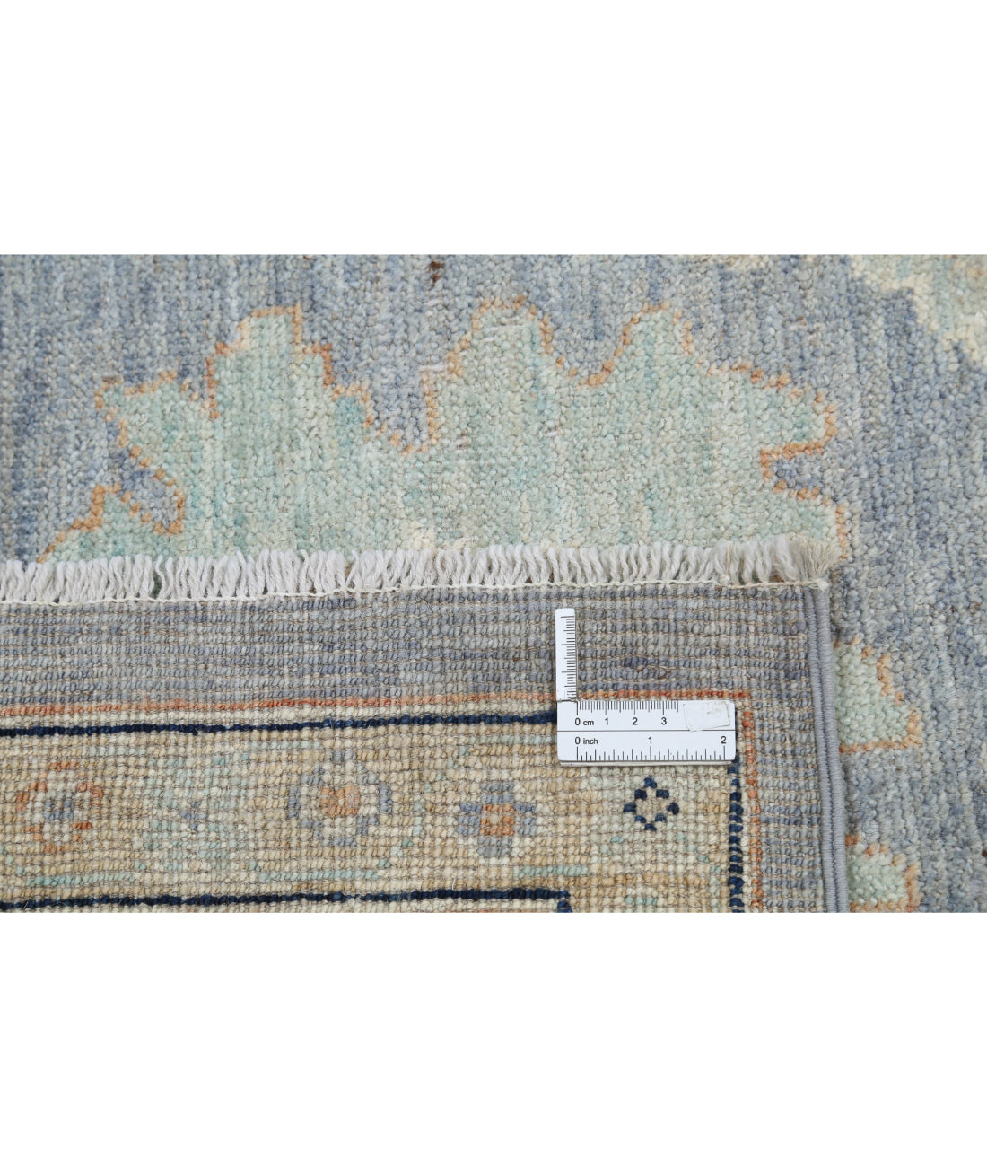 Oushak 8'1'' X 9'9'' Hand-Knotted Wool Rug 8'1'' x 9'9'' (243 X 293) / Grey / Ivory