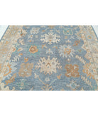 Oushak 8'3'' X 9'11'' Hand-Knotted Wool Rug 8'3'' x 9'11'' (248 X 298) / Blue / Grey