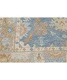 Oushak 8'3'' X 9'11'' Hand-Knotted Wool Rug 8'3'' x 9'11'' (248 X 298) / Blue / Grey