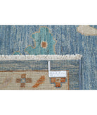 Oushak 8'3'' X 9'11'' Hand-Knotted Wool Rug 8'3'' x 9'11'' (248 X 298) / Blue / Grey