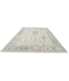 Oushak 9'10'' X 13'8'' Hand-Knotted Wool Rug 9'10'' x 13'8'' (295 X 410) / Ivory / Grey