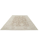 Oushak 8'7'' X 11'11'' Hand-Knotted Wool Rug 8'7'' x 11'11'' (258 X 358) / Brown / Ivory