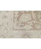 Oushak 8'7'' X 11'11'' Hand-Knotted Wool Rug 8'7'' x 11'11'' (258 X 358) / Brown / Ivory