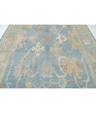 Oushak 8'11'' X 12'7'' Hand-Knotted Wool Rug 8'11'' x 12'7'' (268 X 378) / Blue / Grey