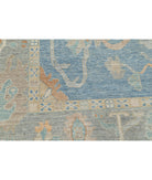 Oushak 8'11'' X 12'7'' Hand-Knotted Wool Rug 8'11'' x 12'7'' (268 X 378) / Blue / Grey