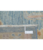 Oushak 8'11'' X 12'7'' Hand-Knotted Wool Rug 8'11'' x 12'7'' (268 X 378) / Blue / Grey