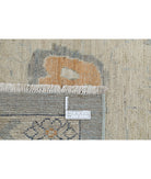 Oushak 9'0'' X 11'10'' Hand-Knotted Wool Rug 9'0'' x 11'10'' (270 X 355) / Blue / Grey