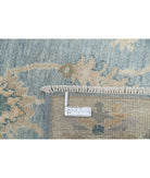 Oushak 3'1'' X 11'3'' Hand-Knotted Wool Rug 3'1'' x 11'3'' (93 X 338) / Blue / Ivory