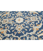 Oushak 9'2'' X 12'11'' Hand-Knotted Wool Rug 9'2'' x 12'11'' (275 X 388) / Blue / Rust