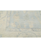 Oushak 10'3'' X 13'7'' Hand-Knotted Wool Rug 10'3'' x 13'7'' (308 X 408) / Blue / Ivory