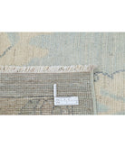 Oushak 10'3'' X 13'7'' Hand-Knotted Wool Rug 10'3'' x 13'7'' (308 X 408) / Blue / Ivory