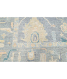 Oushak 8'11'' X 11'7'' Hand-Knotted Wool Rug 8'11'' x 11'7'' (268 X 348) / Blue / Grey