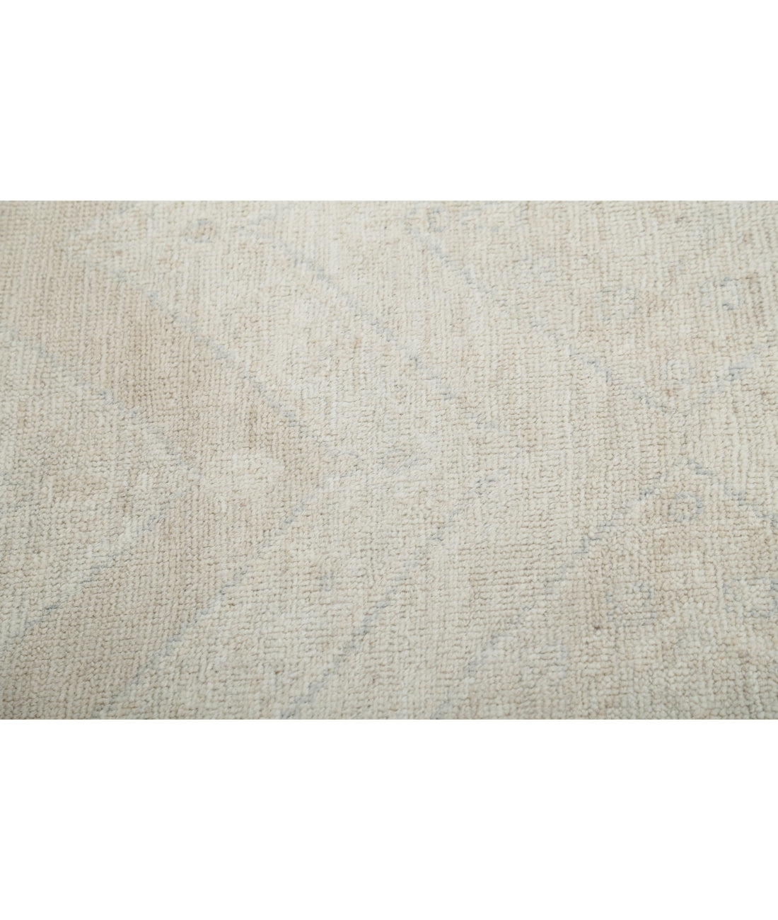 Oushak 6'3'' X 9'2'' Hand-Knotted Wool Rug 6'3'' x 9'2'' (188 X 275) / Ivory / Grey