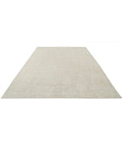 Oushak 8'8'' X 11'10'' Hand-Knotted Wool Rug 8'8'' x 11'10'' (260 X 355) / Ivory / Taupe