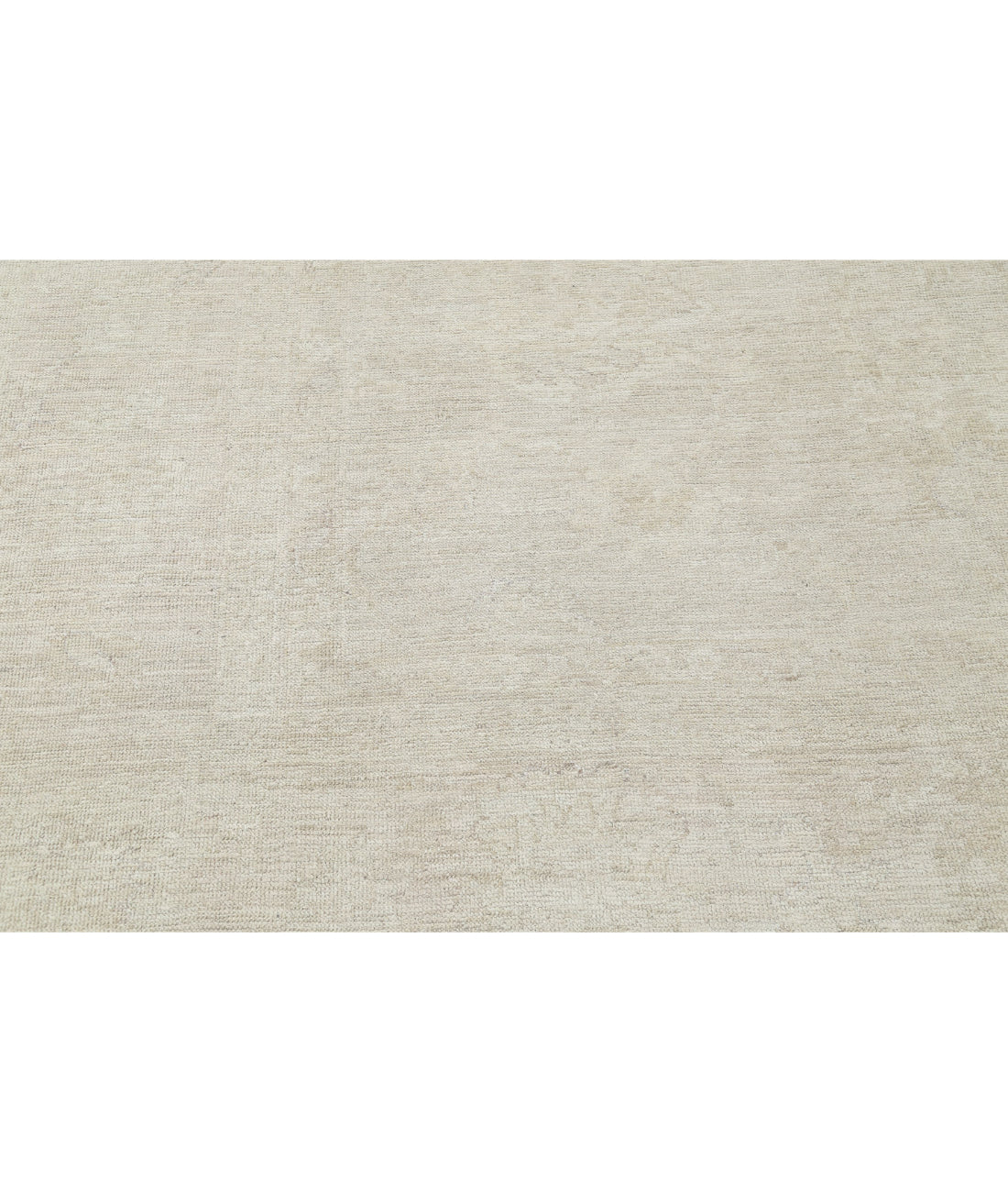 Oushak 8'8'' X 11'10'' Hand-Knotted Wool Rug 8'8'' x 11'10'' (260 X 355) / Ivory / Taupe