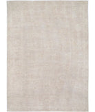 Oushak 8'8'' X 11'10'' Hand-Knotted Wool Rug 8'8'' x 11'10'' (260 X 355) / Ivory / Taupe