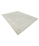 Oushak 8'11'' X 11'6'' Hand-Knotted Wool Rug 8'11'' x 11'6'' (268 X 345) / Grey / Ivory