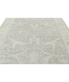 Oushak 8'11'' X 11'6'' Hand-Knotted Wool Rug 8'11'' x 11'6'' (268 X 345) / Grey / Ivory