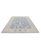 Oushak 8'1'' X 9'11'' Hand-Knotted Wool Rug 8'1'' x 9'11'' (243 X 298) / Blue / Beige