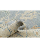 Oushak 8'1'' X 9'11'' Hand-Knotted Wool Rug 8'1'' x 9'11'' (243 X 298) / Blue / Beige