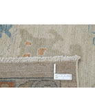 Oushak 12'1'' X 14'6'' Hand-Knotted Wool Rug 12'1'' x 14'6'' (363 X 435) / Ivory / Grey