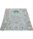 Oushak 3'2'' X 9'7'' Hand-Knotted Wool Rug 3'2'' x 9'7'' (95 X 288) / Blue / Taupe