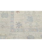 Oushak 9'9'' X 13'4'' Hand-Knotted Wool Rug 9'9'' x 13'4'' (293 X 400) / Ivory / Grey