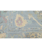 Oushak 10'0'' X 13'7'' Hand-Knotted Wool Rug 10'0'' x 13'7'' (300 X 408) / Blue / Purple