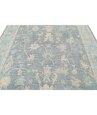 Oushak 8'4'' X 9'11'' Hand-Knotted Wool Rug 8'4'' x 9'11'' (250 X 298) / Blue / Green