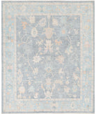 Oushak 8'4'' X 9'11'' Hand-Knotted Wool Rug 8'4'' x 9'11'' (250 X 298) / Blue / Green