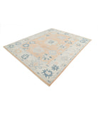 Oushak 8'0'' X 9'10'' Hand-Knotted Wool Rug 8'0'' x 9'10'' (240 X 295) / Peach / Ivory