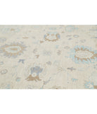 Oushak 9'2'' X 11'9'' Hand-Knotted Wool Rug 9'2'' x 11'9'' (275 X 353) / Ivory / Grey