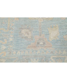 Oushak 6'0'' X 8'10'' Hand-Knotted Wool Rug 6'0'' x 8'10'' (180 X 265) / Green / Ivory