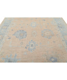 Oushak 9'2'' X 12'1'' Hand-Knotted Wool Rug 9'2'' x 12'1'' (275 X 363) / Peach / Blue