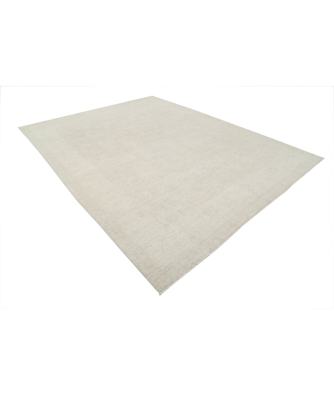 Oushak 8'11'' X 11'6'' Hand-Knotted Wool Rug 8'11'' x 11'6'' (268 X 345) / Ivory / Ivory