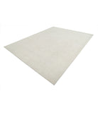 Oushak 8'11'' X 11'6'' Hand-Knotted Wool Rug 8'11'' x 11'6'' (268 X 345) / Ivory / Ivory