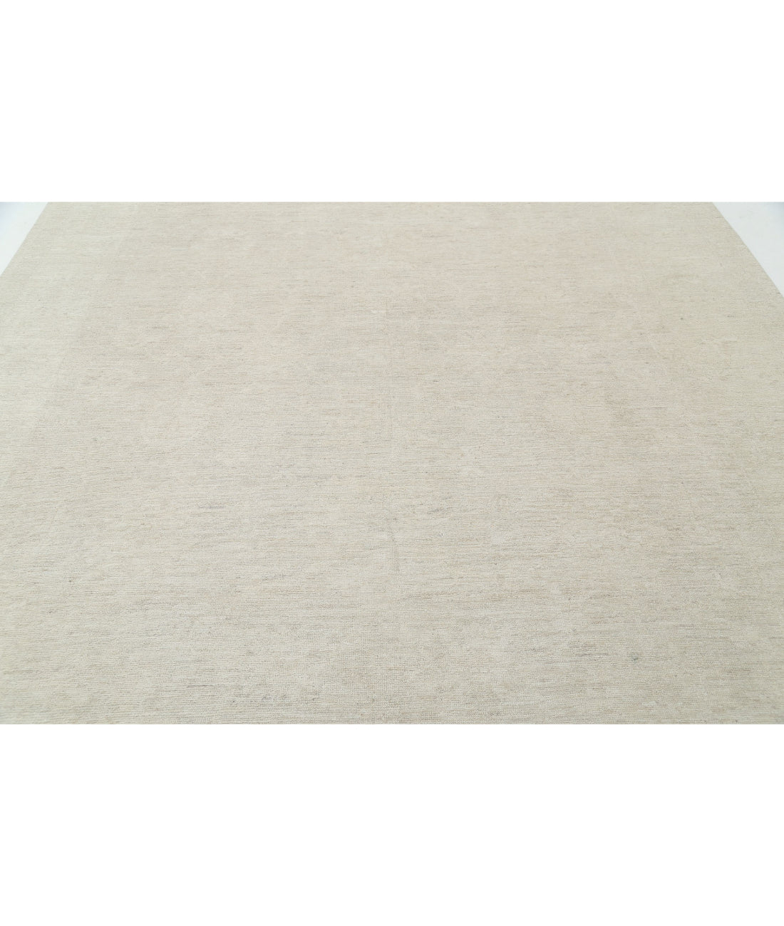 Oushak 8'11'' X 11'6'' Hand-Knotted Wool Rug 8'11'' x 11'6'' (268 X 345) / Ivory / Ivory