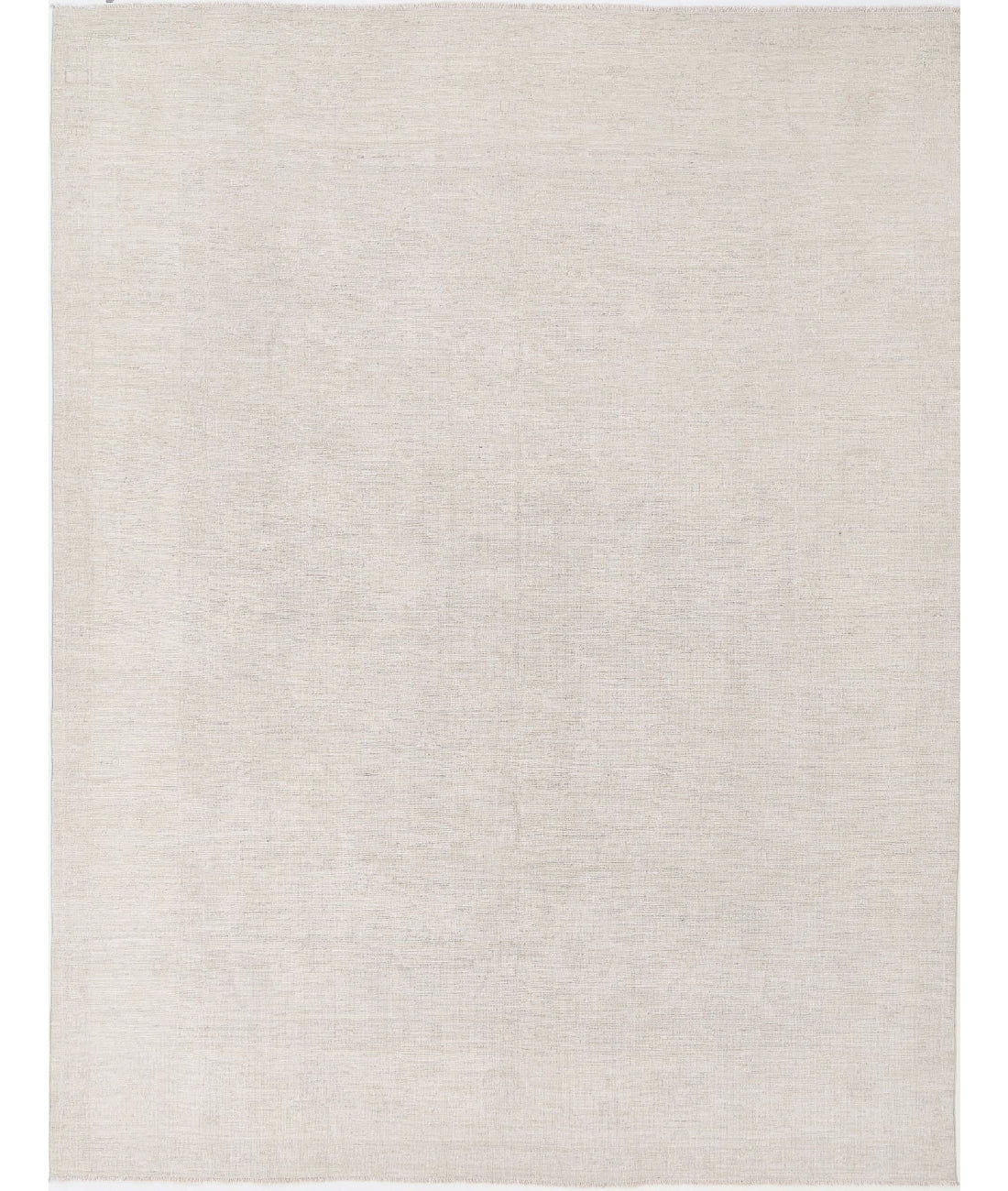 Oushak 8'11'' X 11'6'' Hand-Knotted Wool Rug 8'11'' x 11'6'' (268 X 345) / Ivory / Ivory