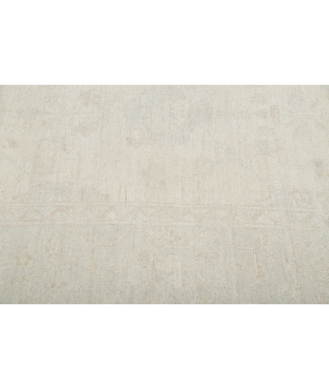 Oushak 9'3'' X 12'2'' Hand-Knotted Wool Rug 9'3'' x 12'2'' (278 X 365) / Ivory / Grey