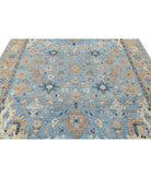 Oushak 8'6'' X 10'4'' Hand-Knotted Wool Rug 8'6'' x 10'4'' (255 X 310) / Blue / Brown