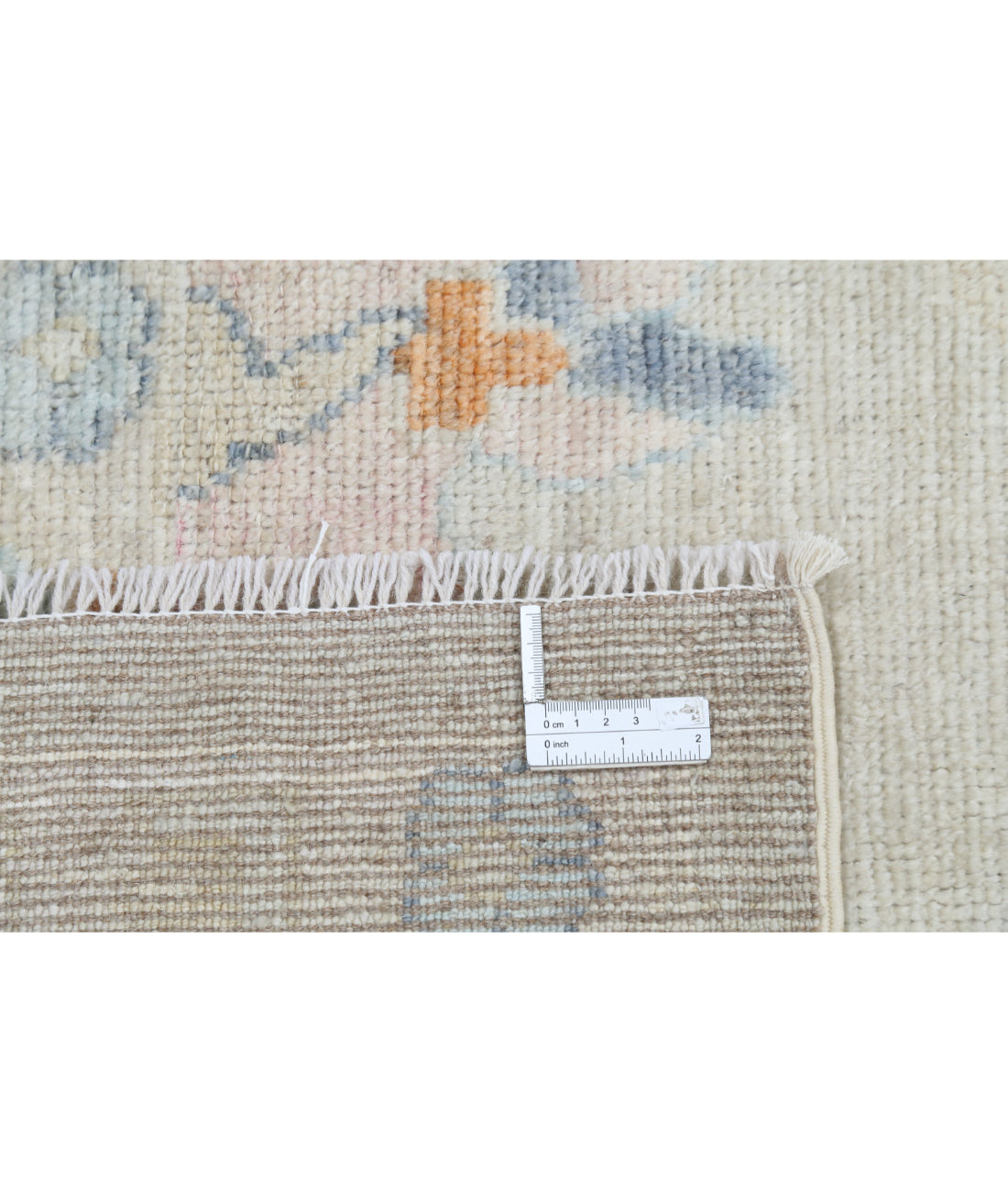 Oushak 8'11'' X 12'4'' Hand-Knotted Wool Rug 8'11'' x 12'4'' (268 X 370) / Beige / Grey