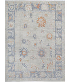 Oushak 8'11'' X 12'4'' Hand-Knotted Wool Rug 8'11'' x 12'4'' (268 X 370) / Beige / Grey